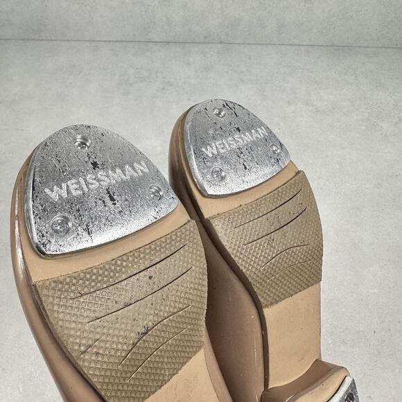 Weissman Tap Dance Shoes Girls Size 10 Tan Patent Mary Jane Strap W2600 - Picture 9 of 13